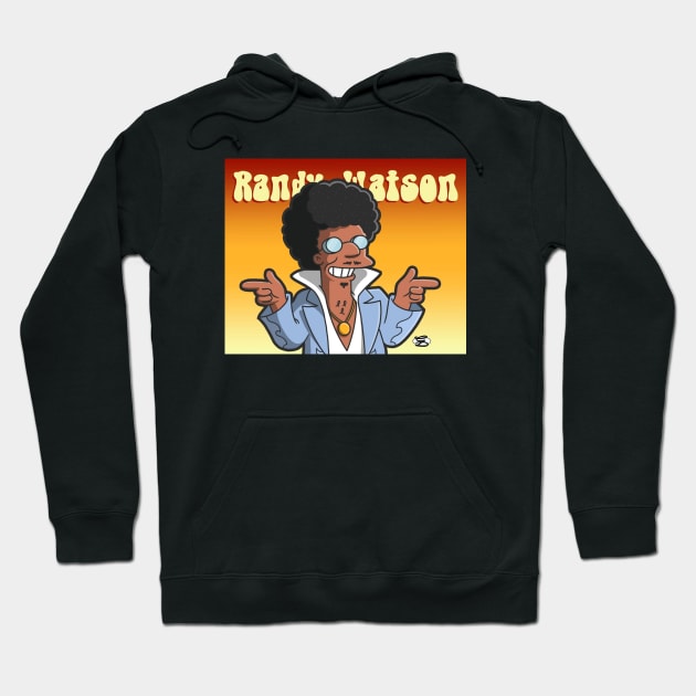 Randy Watson Disco Stu Hoodie by GarryDeanArt